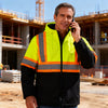Fonirra ANSI Class 3 Hi Vis Reflective Jacket | Waterproof Soft Shell Work Jacket for Men