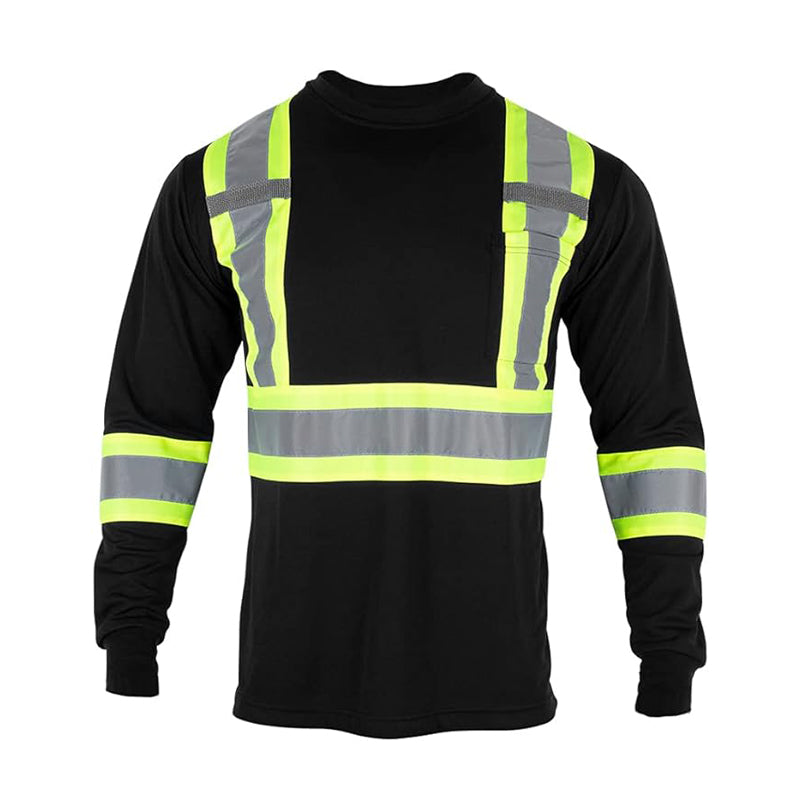 black work safety shirt