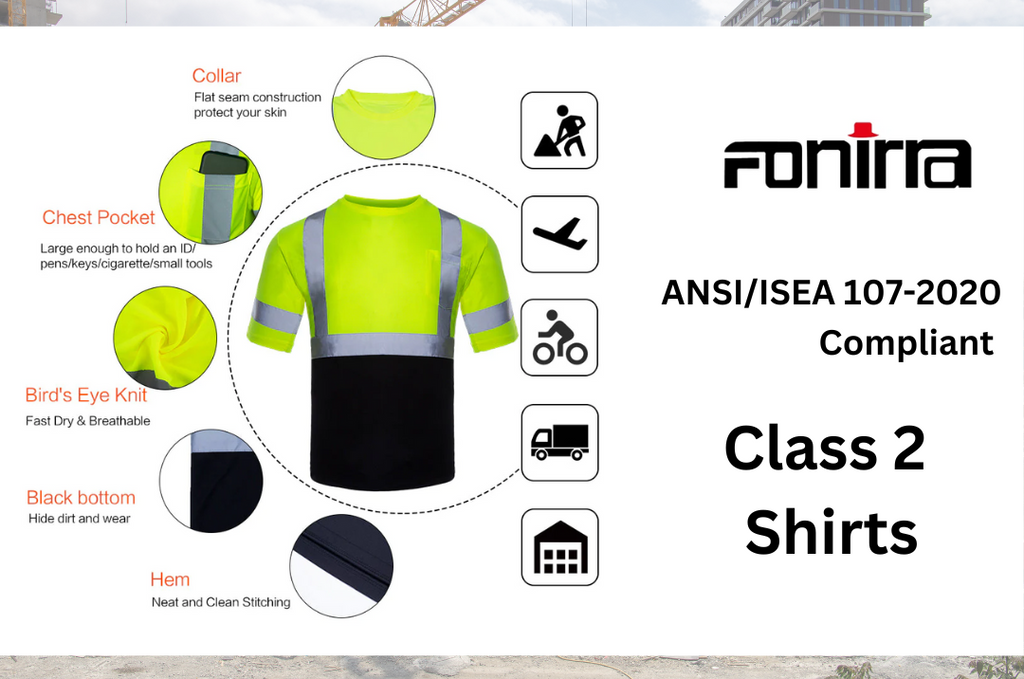 Safeguard Your Workplace Safety with these Class 2 High Visibility Shirts