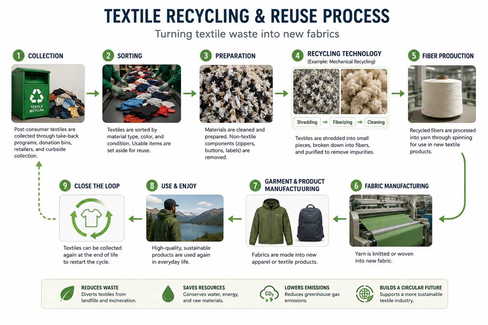From Plastic Bottles to Reflective Clothing: The Sustainable Story of Recycled PET Fabric