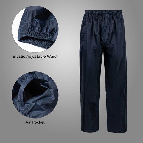 rain pant with adjustable waist