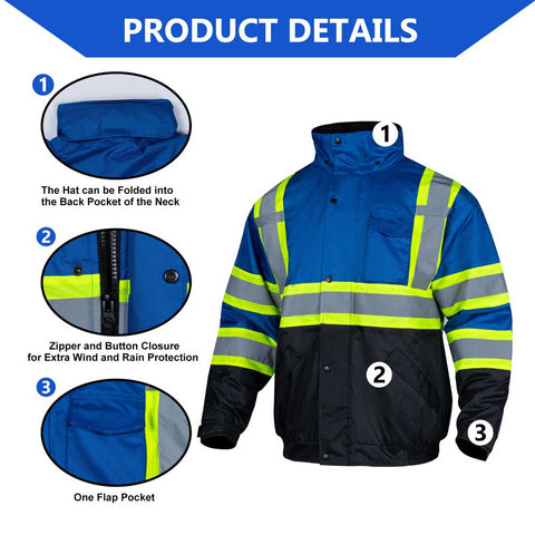 multi pocket safety jacket