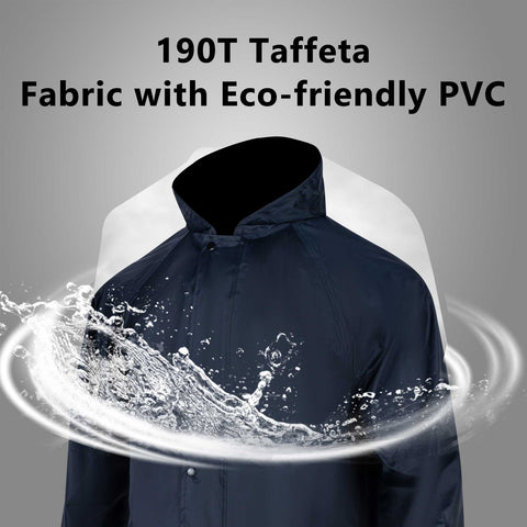 pvc high quality men's raincoat