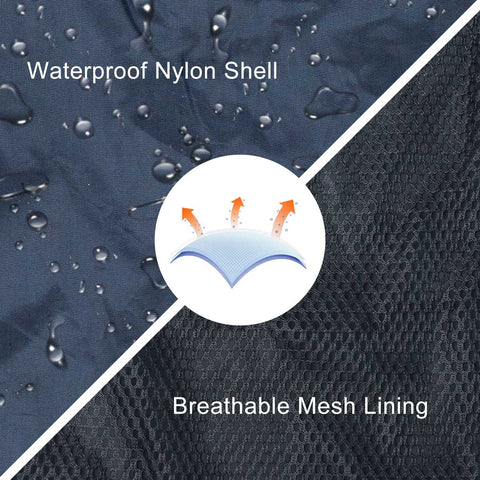 mesh lining men's rain gear