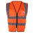 orange safety vest hi vis tape