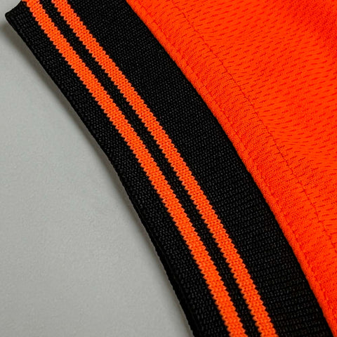 orange safety shirts knit