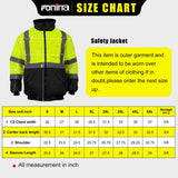 men's work clothing size chart