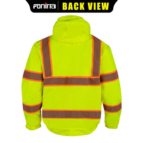 JK50-YY ANSI 300D Oxford Waterproof Reflective Jacket