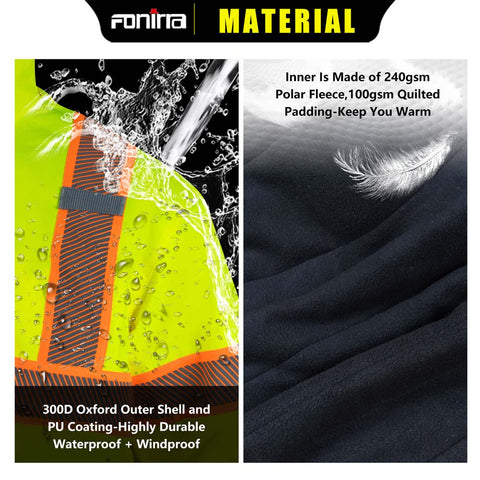 JK50-YY ANSI 300D Oxford Waterproof Reflective Jacket