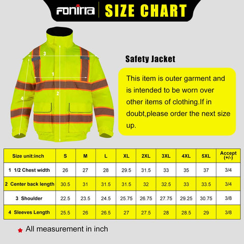 JK50-YY ANSI 300D Oxford Waterproof Reflective Jacket