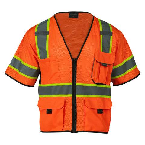 VT05 Class 3 Short Sleeve Safety Vest With Pocket