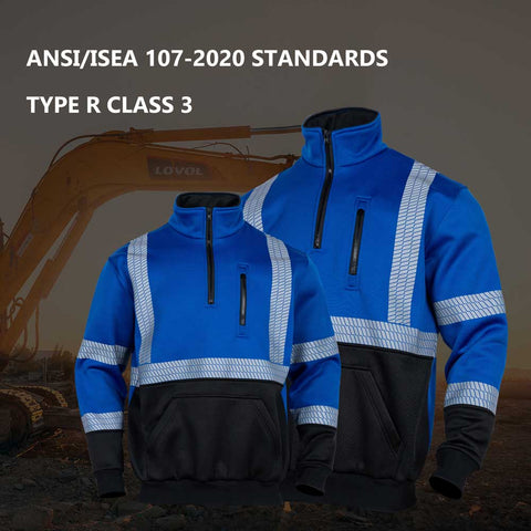 Type R Class 3 Hi Vis Safety Sweatshirt
