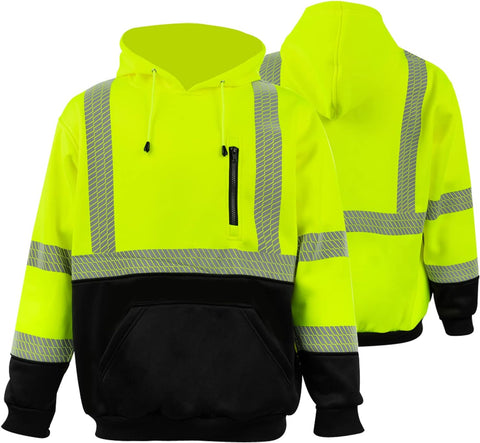 high quality reflective work hoodie