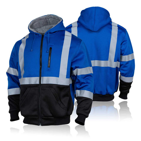hi vis winter work sweatshirt