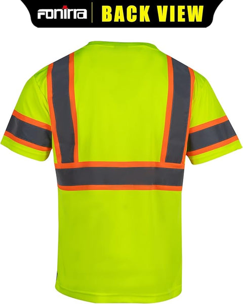 Yellow Hi Vis Safety Shirt