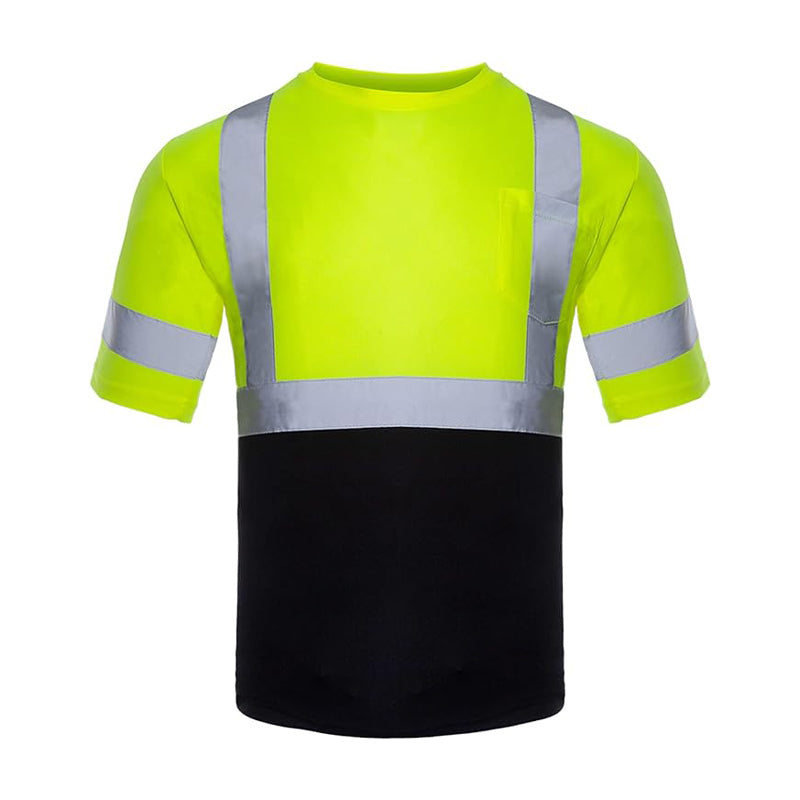 Fonirra T001 Class 2 hi-vis safety t-shirt in yellow
