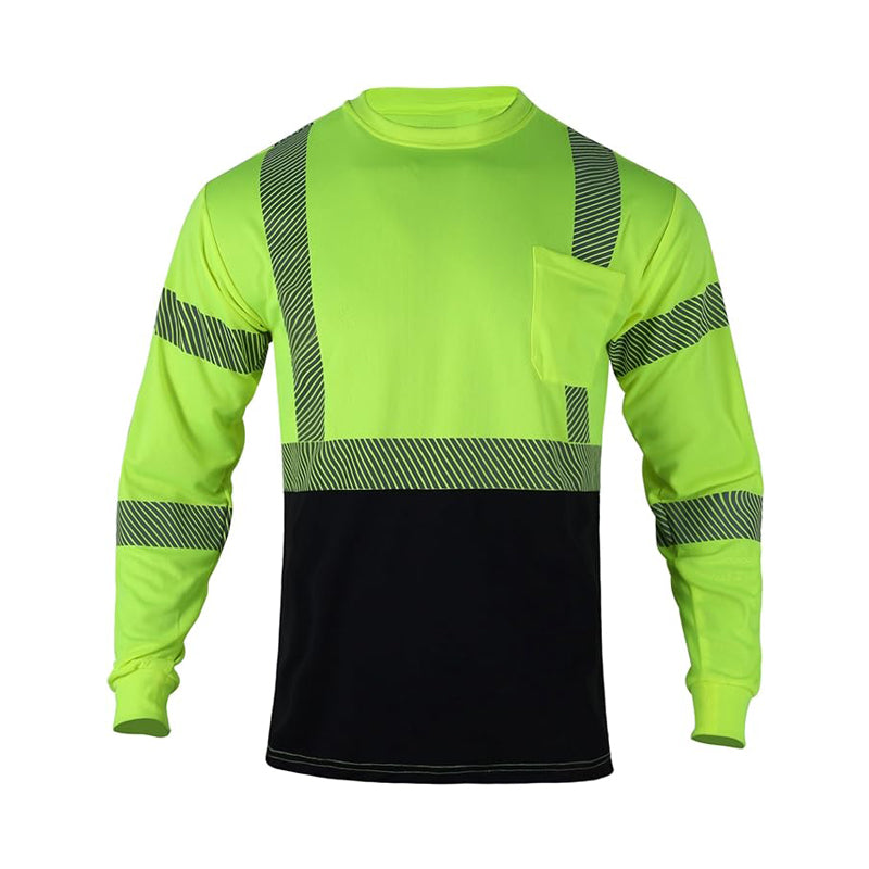 T004 High Visibility Class Reflective Long Sleeve Safety Shirt