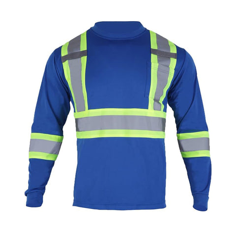 polyester work safety shirt for men