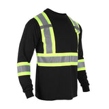 construction long sleeve black shirt