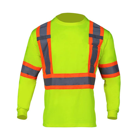 yellow safety shirt for men