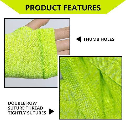 sun protection shirt with thumb holees