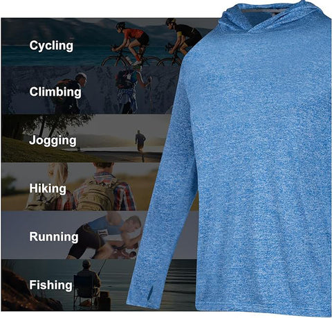 Running Fishing Outdoor Activities Shirts for Men