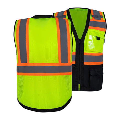 safety vest with high quality reflective strips