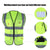safety vest 4 multifunctional pockets