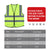 safety vest size chart