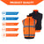 type r class 3 hi vis winter safety vest