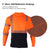 reflective hi vis safety shirt in orange