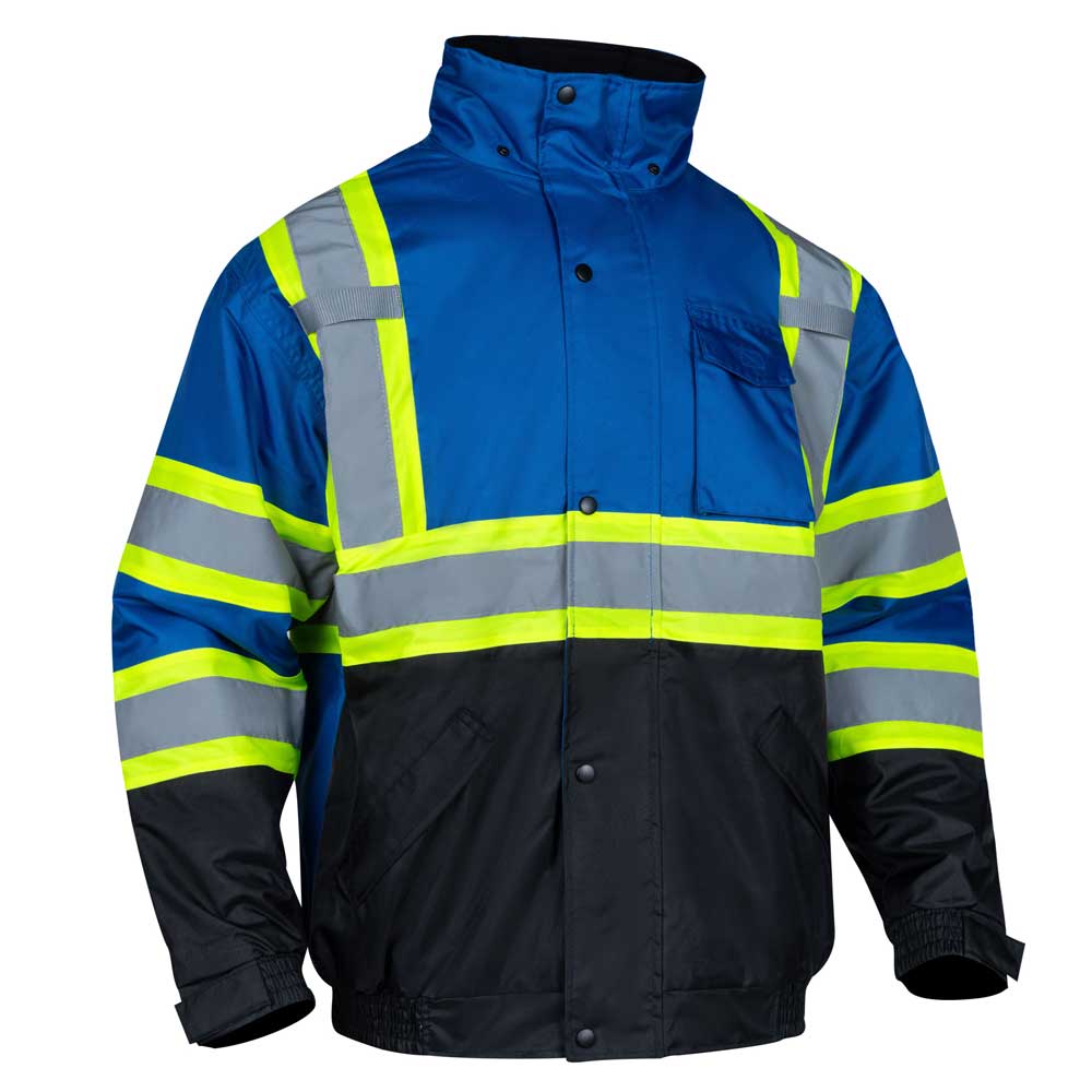 cold weather hi vis safety jacket