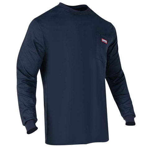 Navy long-sleeve shirt 
