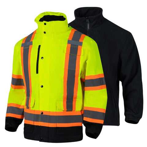 hi vis jacket 3 in 1