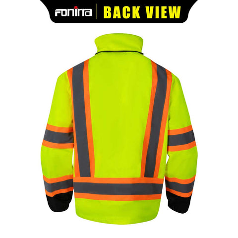 back hi vis jacket