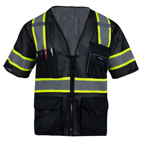black safety vest 