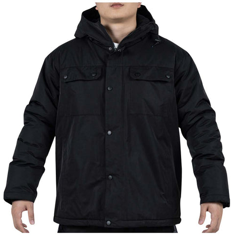 Teflon Winter Men's Fleece Lined Twill Outdoor Work Jacket