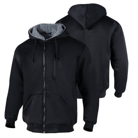 Soft grey 240gsm Sherpa fleece fabric with floating feathers, highlighting premium warmth and comfort – Fonirra workwear material detail.