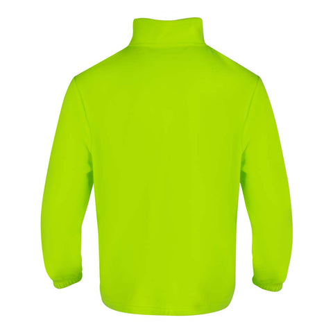 Bright green sweatshirt on a white background