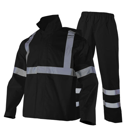 high quality reflective rainsuit