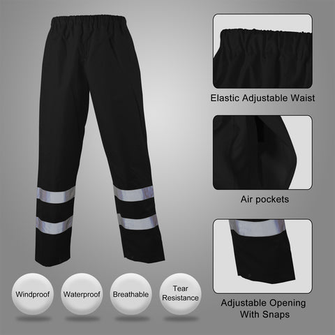 men's hi vis rain pants