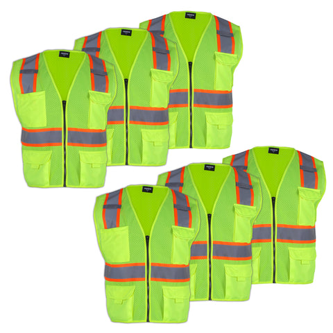 multi-pack hi vis safety vest 