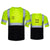 【Custom Logo--Contact Us First】20 Pieces High Visibility Safety Shirts Short Sleeve  Reflective for Men