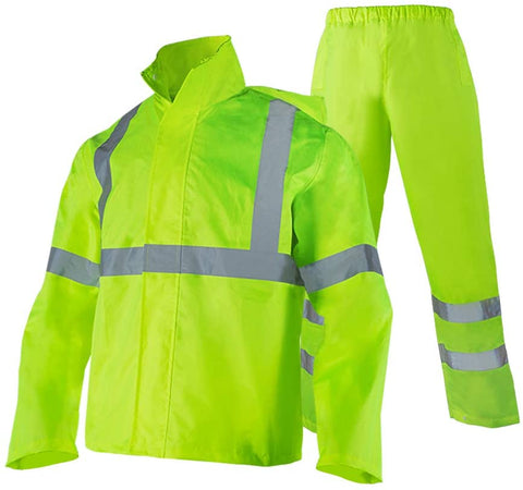 hi vis reflective rainsuit