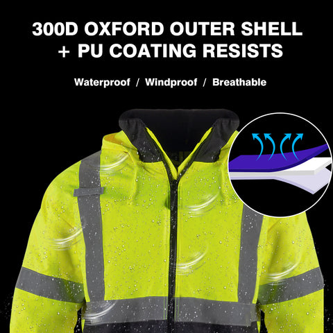 rain gear waterproof breathable jacket
