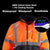 PU coating safety jacket