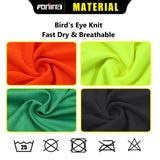 bird's eye knit safety shirt