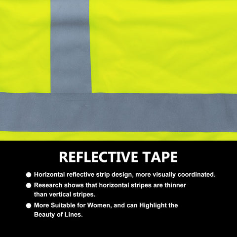 safety shirt with high quality reflective strips