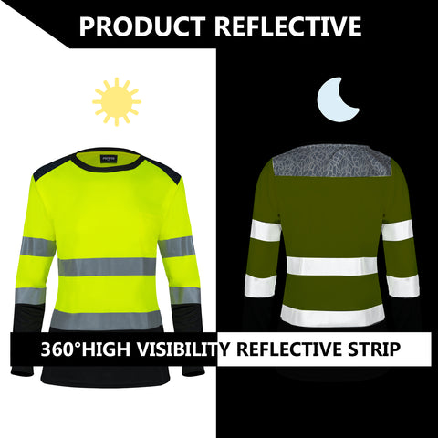 high visibility fashion style safety shirt