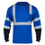 T2210 Fluorescent Work Safety Shirts Mesh Long Sleeve High Vis Shirt